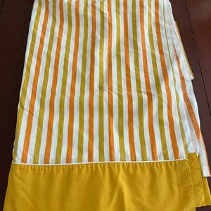 Vintage Penney's Stripped Twin Flat Sheet